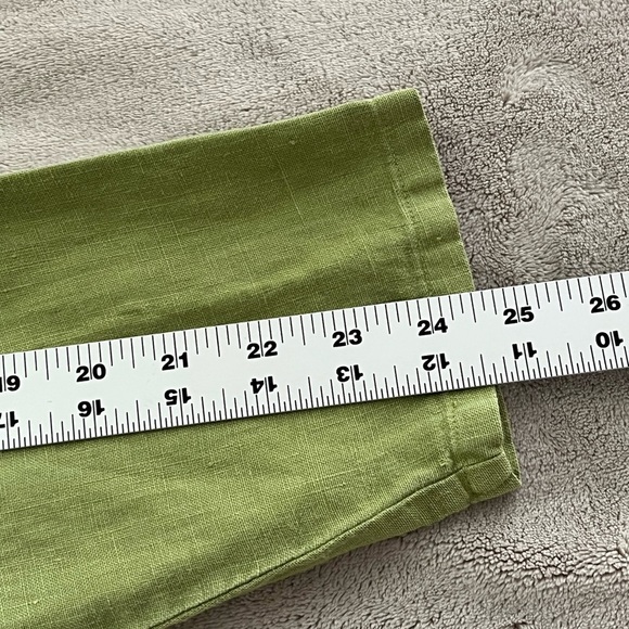 Heaven 100% Linen Womens Long Sleeve Button Front Top Shirt L Coastal Grandma - Picture 11 of 12